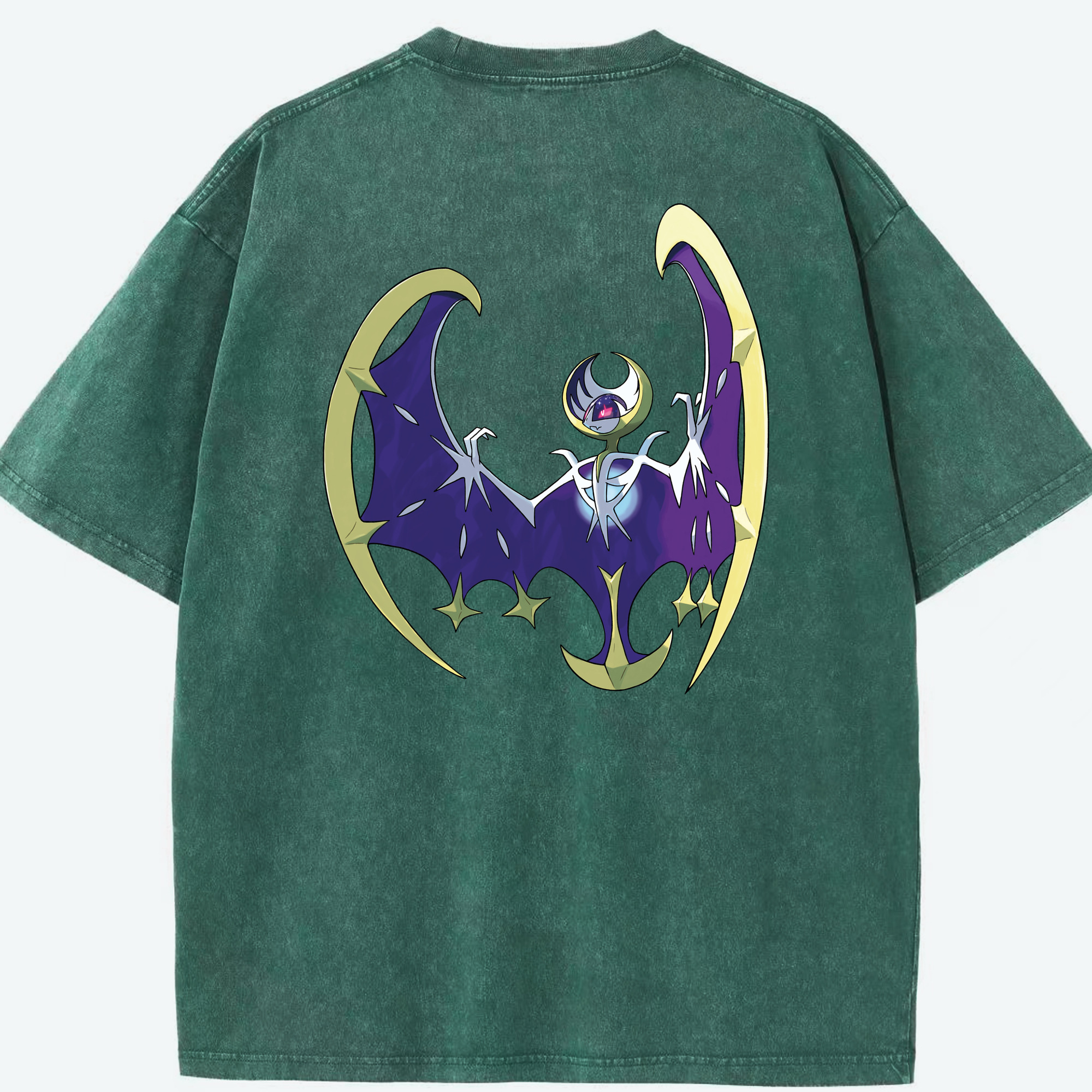 （画像用） ポケットモンスター Pokémon 綿100% ヴィンテージ風 半袖Tシャツ（背面プリント）